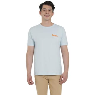 Foto 1 | Playera Lee Hombre Vintage Slim Fit 295 Azul Cielo