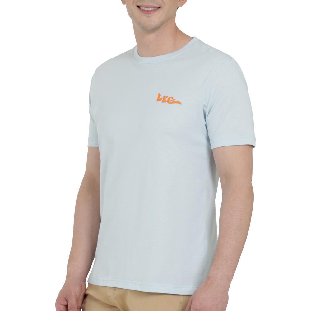 Foto 6 pulgar | Playera Lee Hombre Vintage Slim Fit 295 Azul Cielo