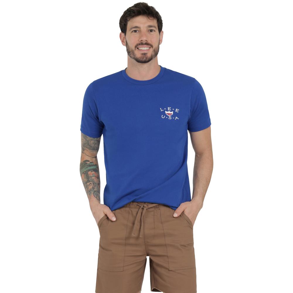 Playera Lee Hombre Vintage Slim Fit 287 Azul