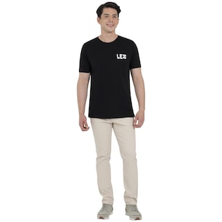 Foto 4 | Playera Lee Hombre Vintage Slim Fit 288 Negro