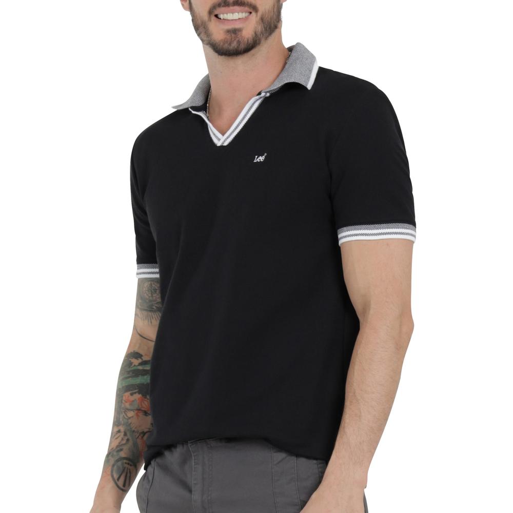 Foto 6 pulgar | Playera Lee Hombre Quality Genuine Slim Fit 273 Negro