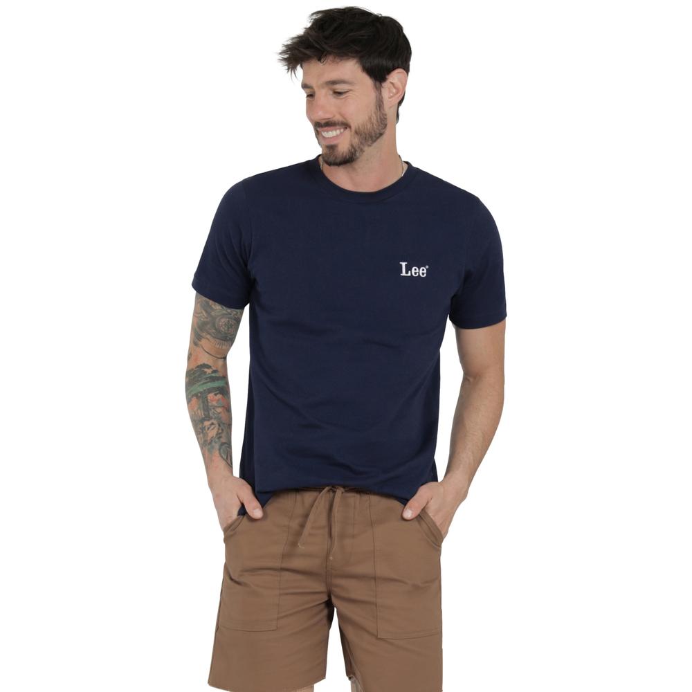 Playera Lee Hombre Vintage Slim Fit 244 Azul Marino