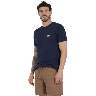 Foto 2 | Playera Lee Hombre Vintage Slim Fit 244 Azul Marino