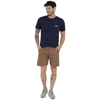 Foto 4 | Playera Lee Hombre Vintage Slim Fit 244 Azul Marino