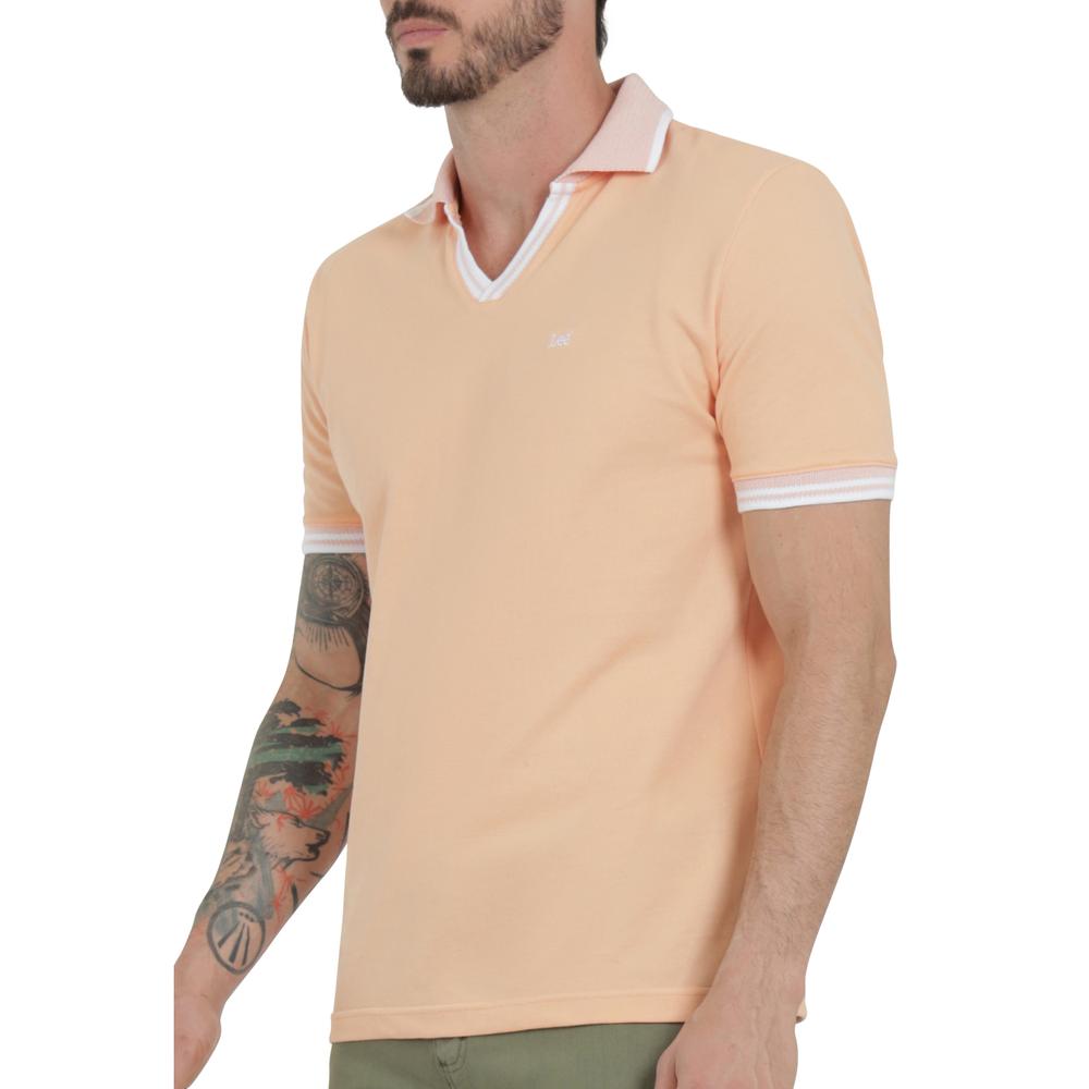 Foto 6 pulgar | Playera Lee Hombre Quality Genuine Slim Fit 274 Coral