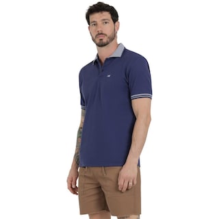 Foto 2 | Playera Lee Hombre Quality Genuine Slim Fit 271 Azul Marino