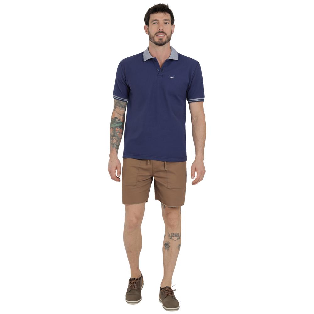 Foto 4 | Playera Lee Hombre Quality Genuine Slim Fit 271 Azul Marino