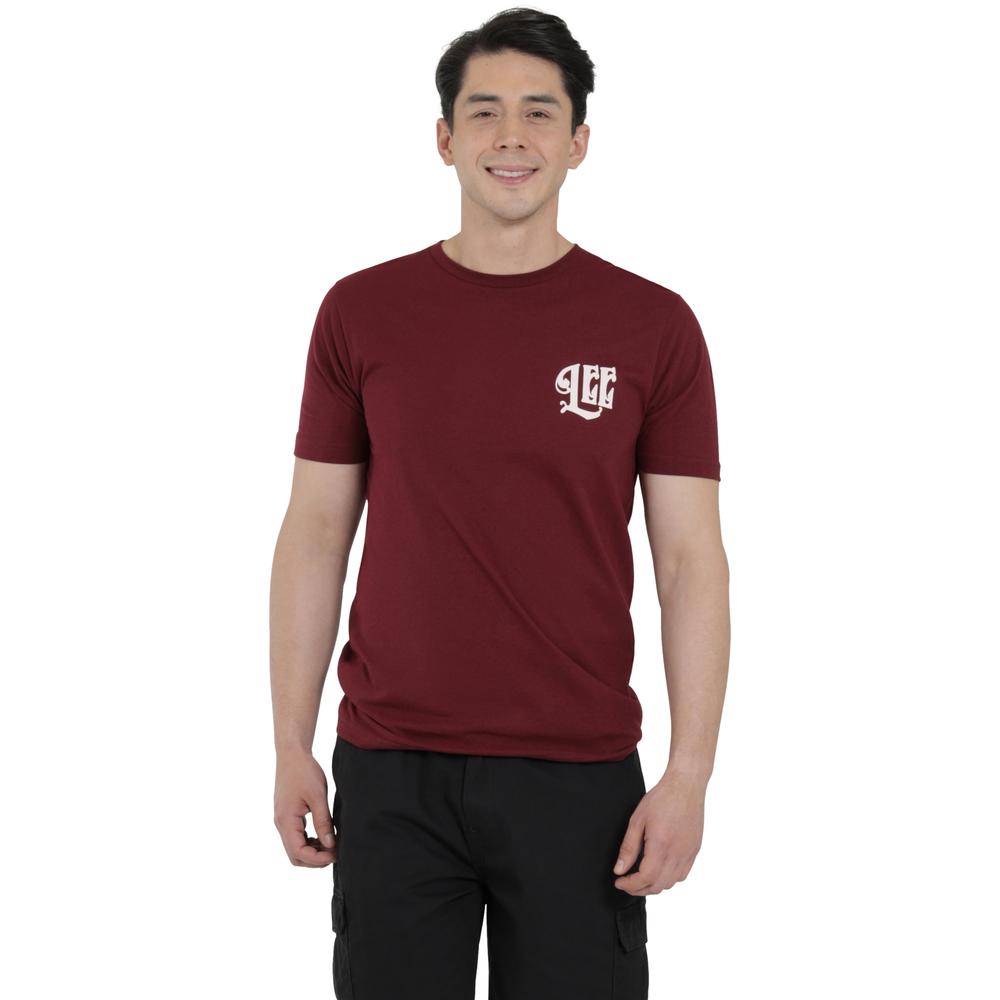 Playera Lee Hombre Vintage Slim Fit 304 Vino