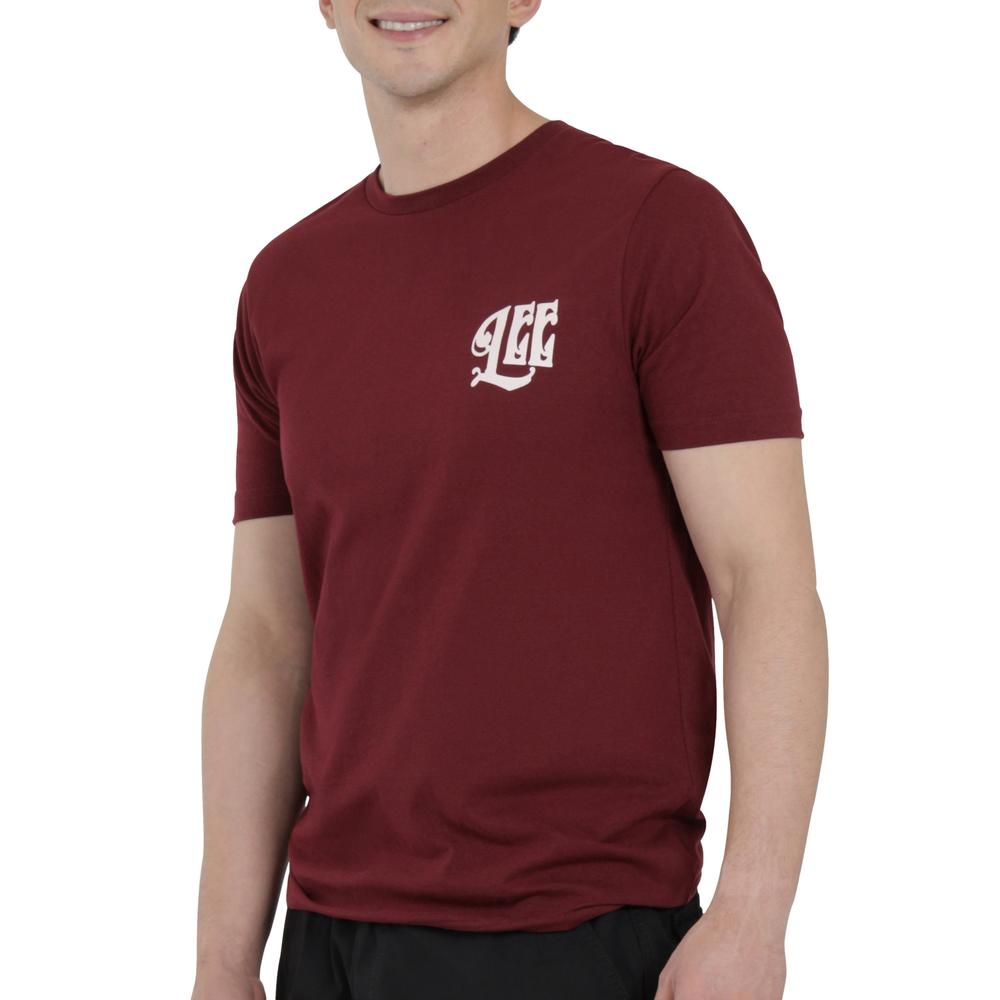 Foto 6 pulgar | Playera Lee Hombre Vintage Slim Fit 304 Vino
