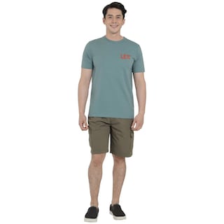 Foto 4 | Playera Lee Hombre Vintage Slim Fit 269 Verde Lima