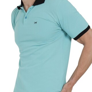 Foto 5 | Playera Lee Hombre Quality Genuine Slim Fit 296 Verde Claro