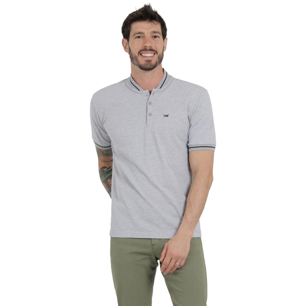 Playera Lee Hombre Quality Genuine Slim Fit 306 Gris