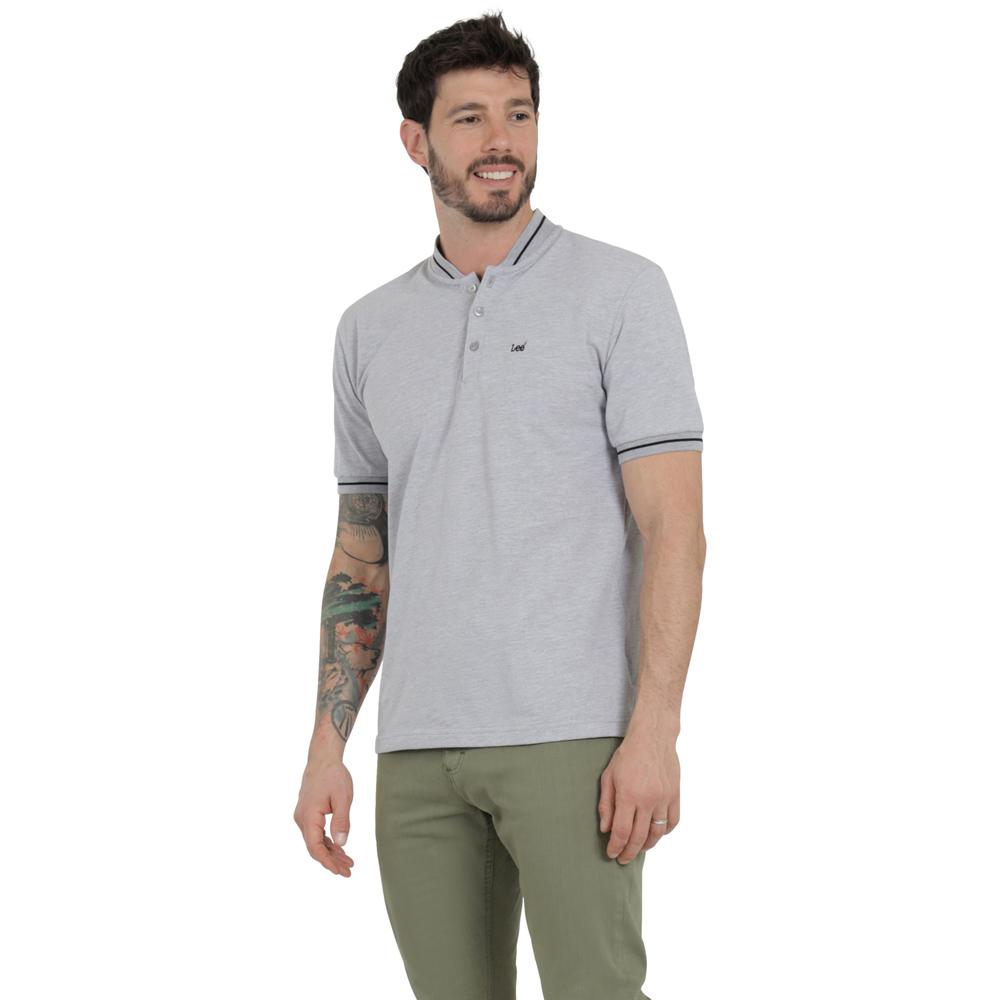 Foto 3 pulgar | Playera Lee Hombre Quality Genuine Slim Fit 306 Gris