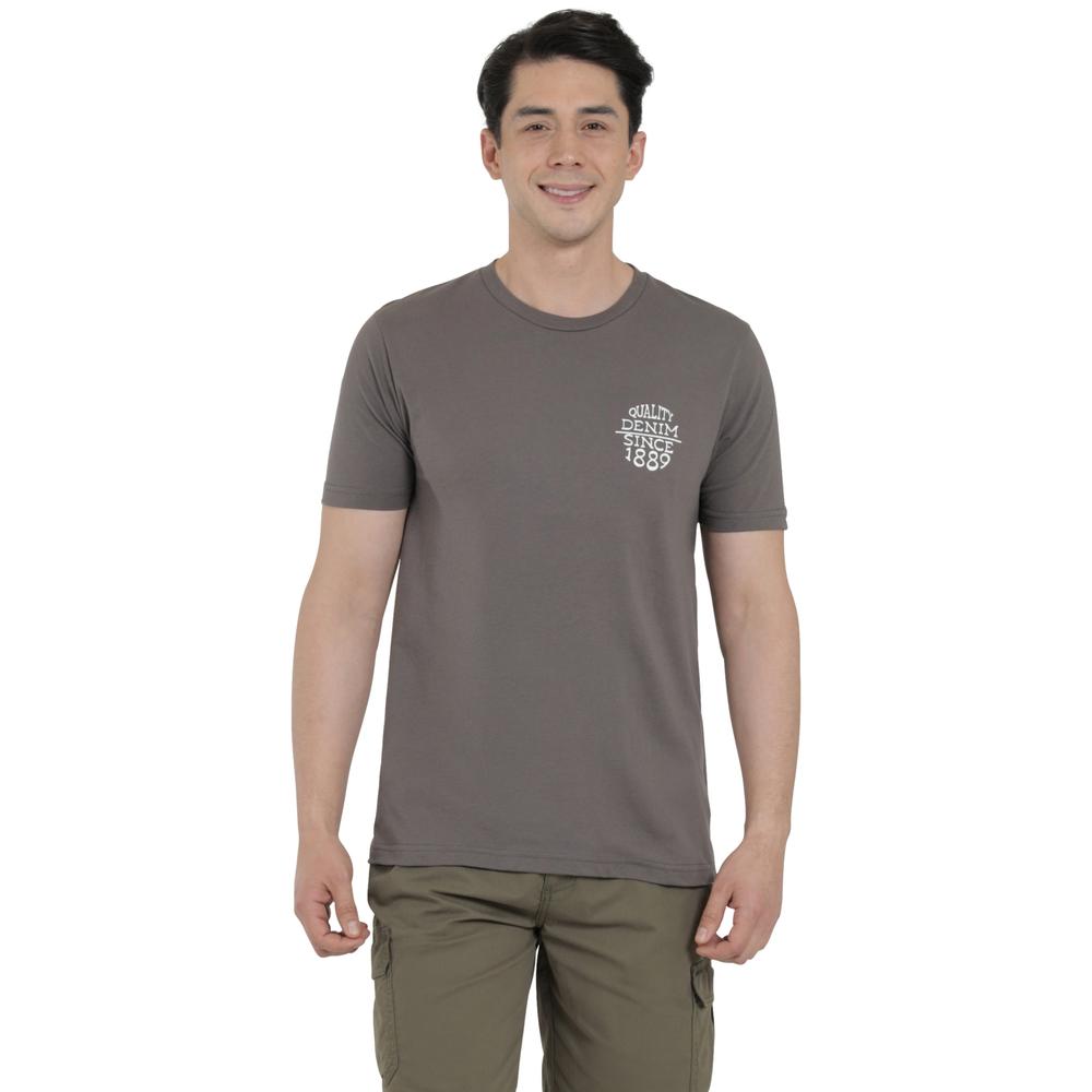 Foto 2 pulgar | Playera Lee Hombre Vintage Slim Fit 264 Gris Oscuro