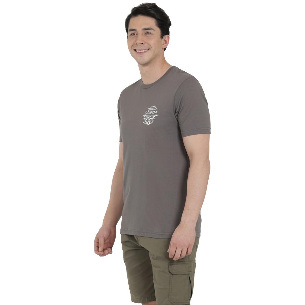 Foto 3 pulgar | Playera Lee Hombre Vintage Slim Fit 264 Gris Oscuro