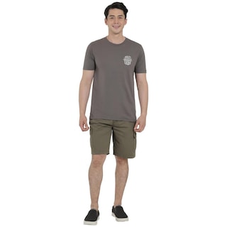 Foto 4 | Playera Lee Hombre Vintage Slim Fit 264 Gris Oscuro