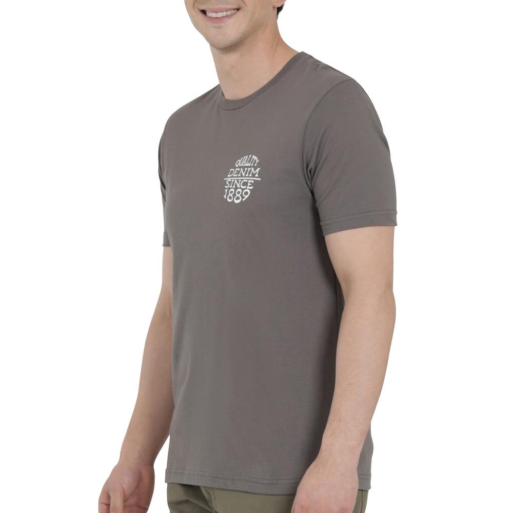 Foto 6 pulgar | Playera Lee Hombre Vintage Slim Fit 264 Gris Oscuro