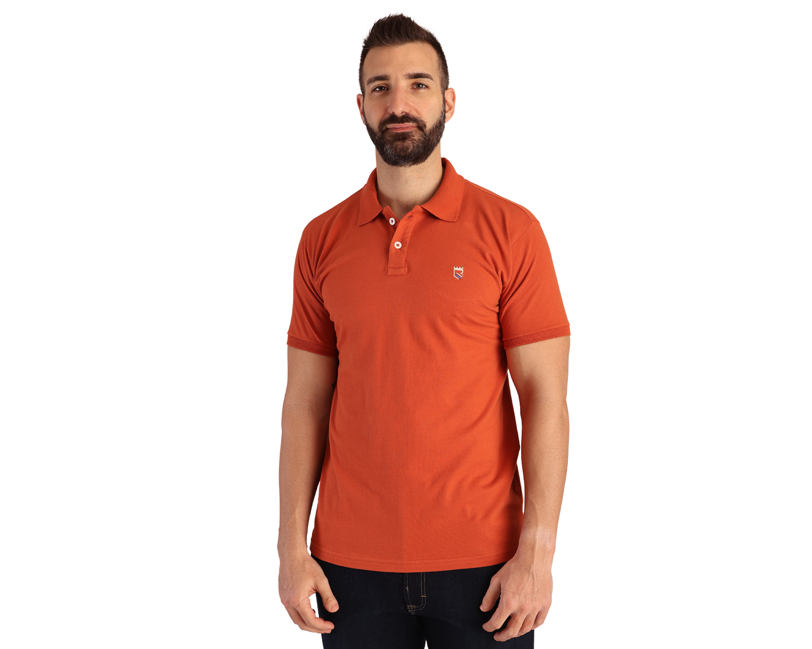 Foto 1 | Playera Tipo Polo para Hombre Rams Cottons Roger
