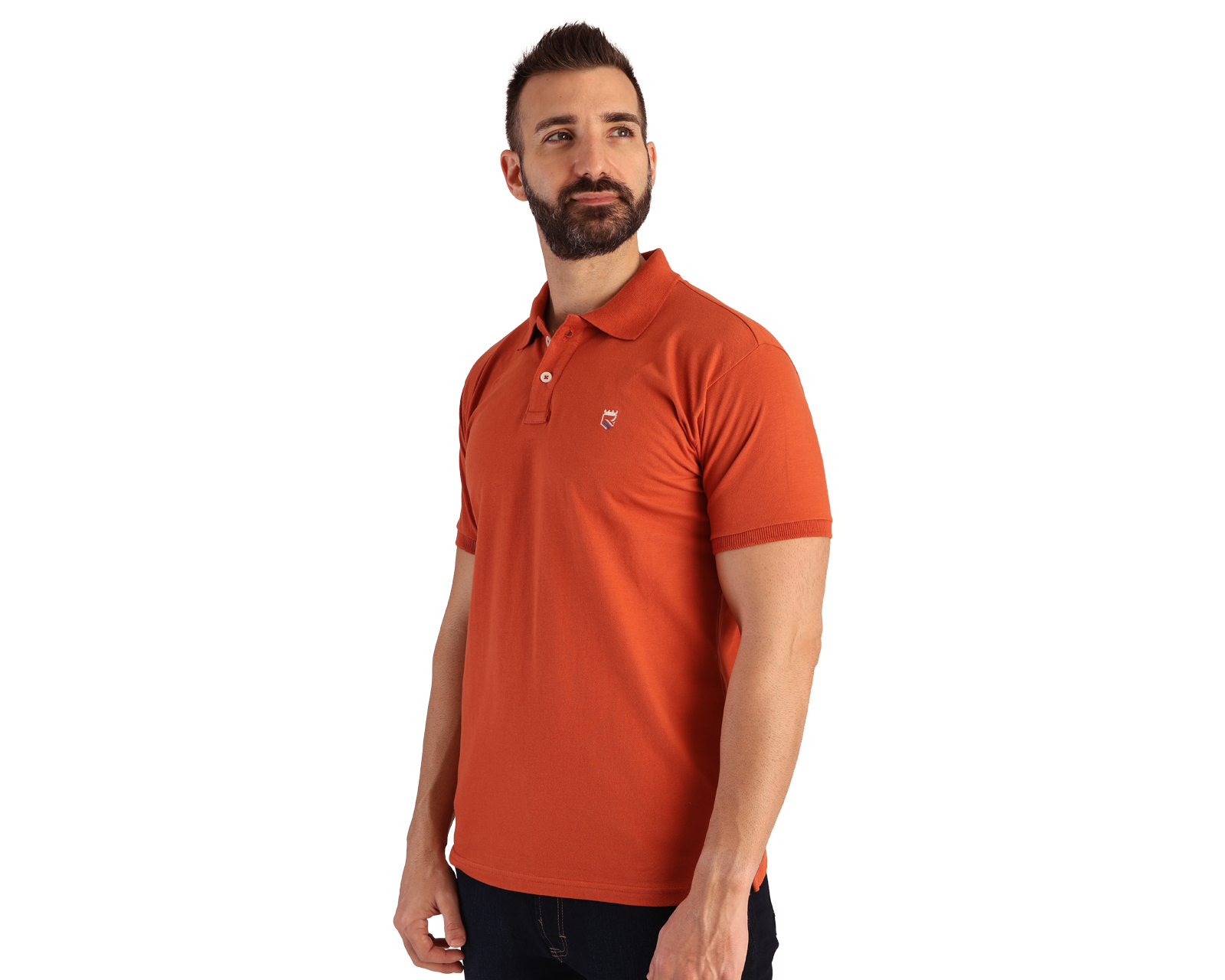 Foto 3 pulgar | Playera Tipo Polo para Hombre Rams Cottons Roger