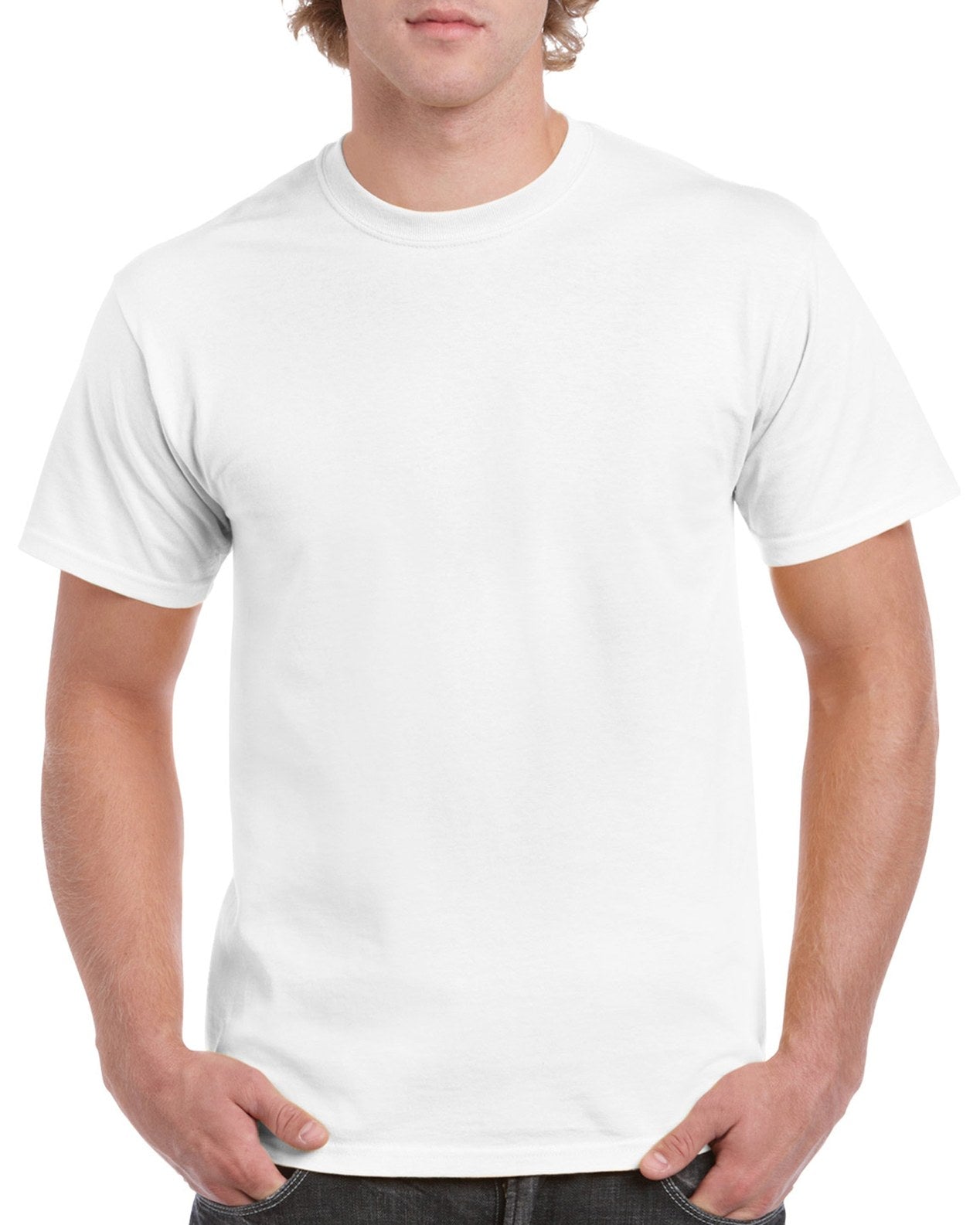 Playera Gildan Cuello Redondo Manga Corta Heavy 5007