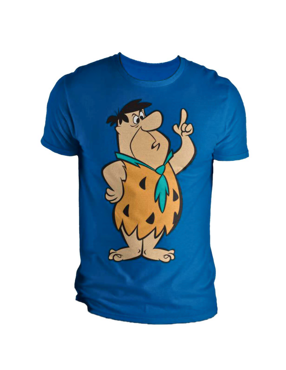 Playera Los Picapiedra Color Azul The Flinstones Talla Chica
