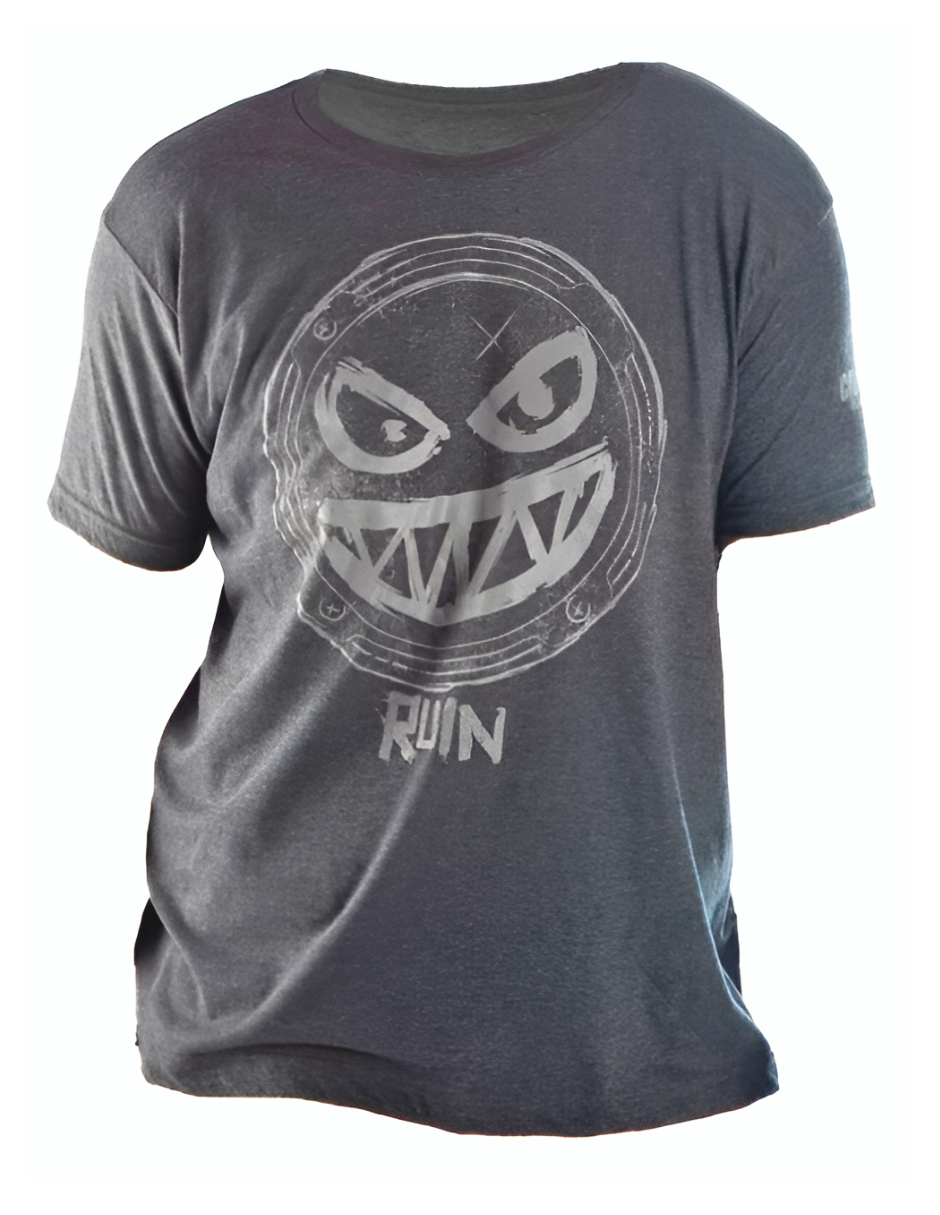 Playera Call Of Duty Black Ops 4 Ruin Icon Confetti Gris Mediana