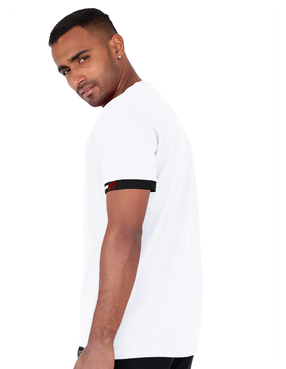 Foto 3 pulgar | Playera Hombre Roosevelt Tish-le2507 Blanco