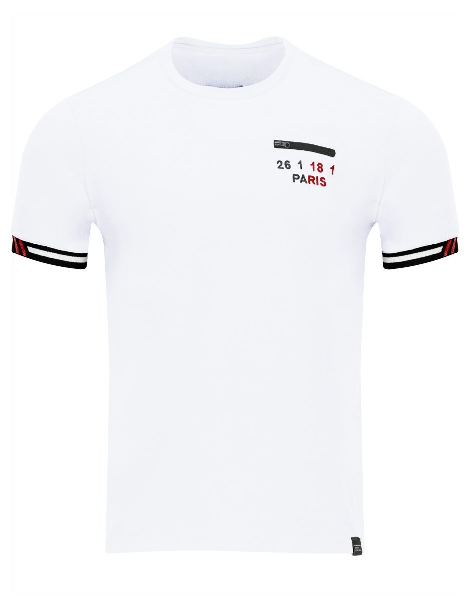 Foto 5 pulgar | Playera Hombre Roosevelt Tish-le2507 Blanco