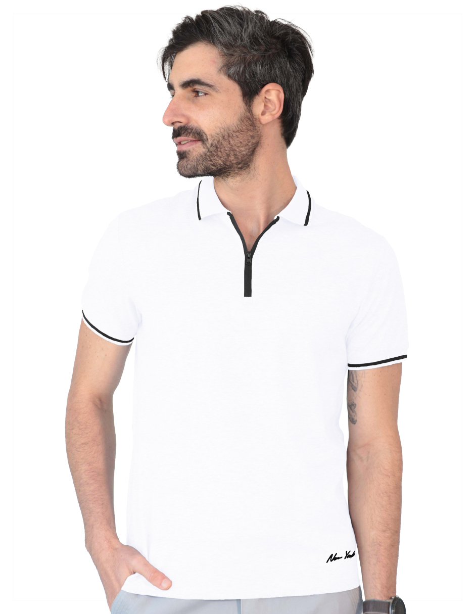 Playera Hombre Roosevelt George-le2432 Blanco