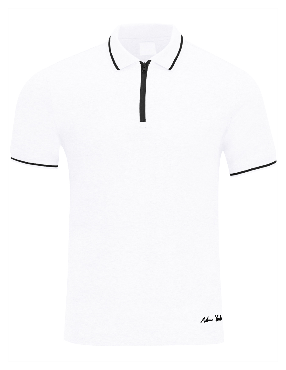 Foto 5 pulgar | Playera Hombre Roosevelt George-le2432 Blanco