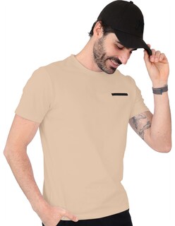 Foto 2 | Playera Basica Roosevelt Tish-le2506 Beige