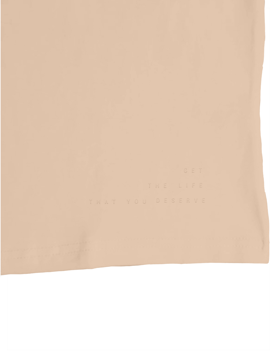Foto 6 pulgar | Playera Basica Roosevelt Tish-le2506 Beige