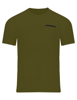 Foto 4 | Playera Basica Roosevelt Tish-le2506 Militar
