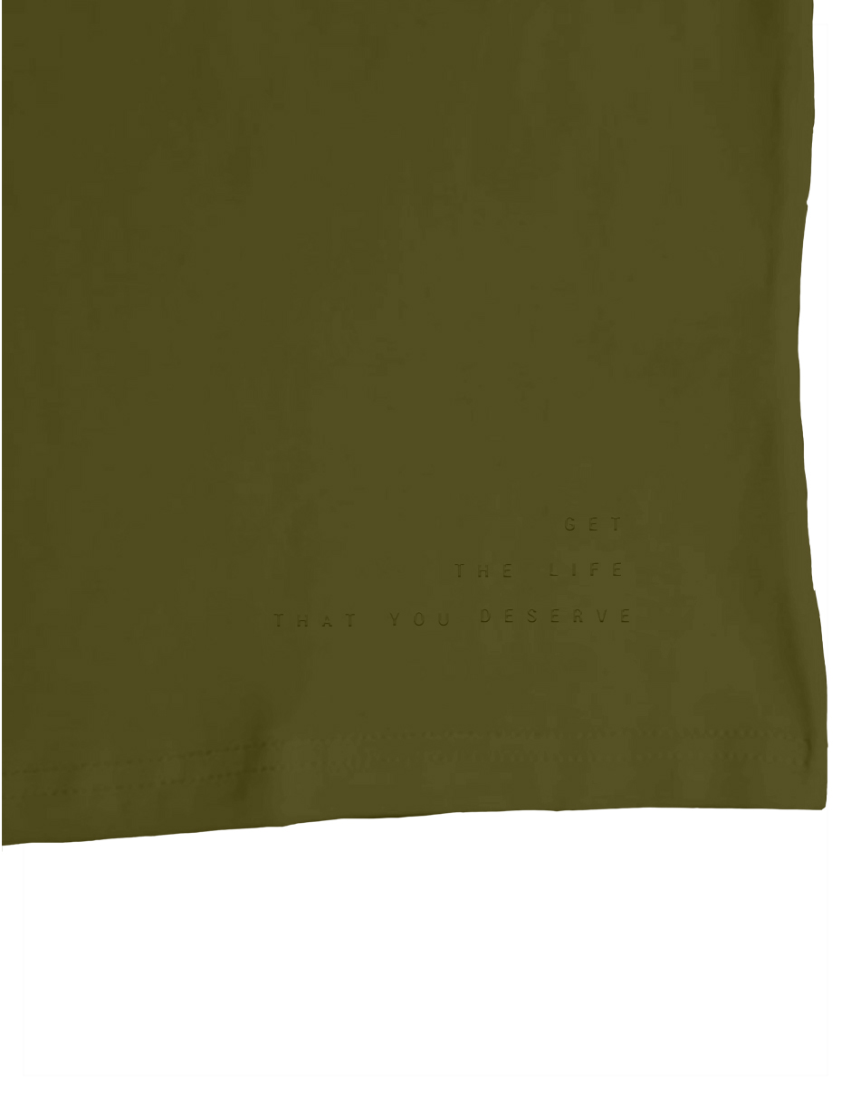 Foto 6 pulgar | Playera Basica Roosevelt Tish-le2506 Militar
