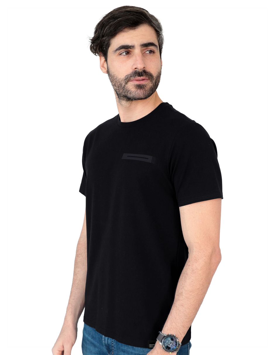 Foto 3 pulgar | Playera Hombre Tish-le2511 Roosevelt Negro