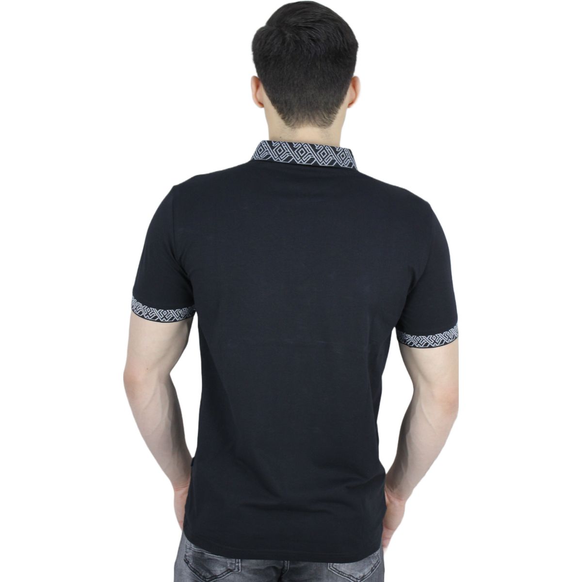 Foto 2 | Playera Barabas 3p01 Black Silver para Hombre