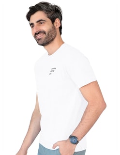 Foto 2 | Playera Caballero Tish-le2510 Roosevelt Blanco