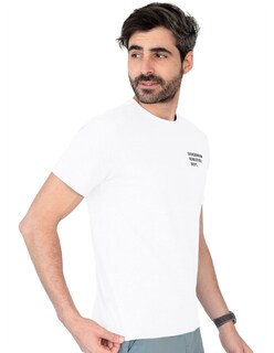 Foto 3 | Playera Caballero Tish-le2510 Roosevelt Blanco