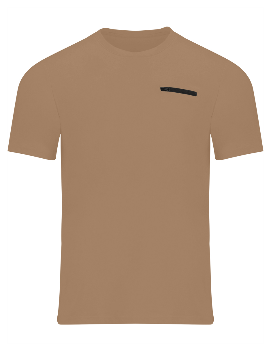 Foto 5 pulgar | Playera Basica Roosevelt Tish-le2506 Camel