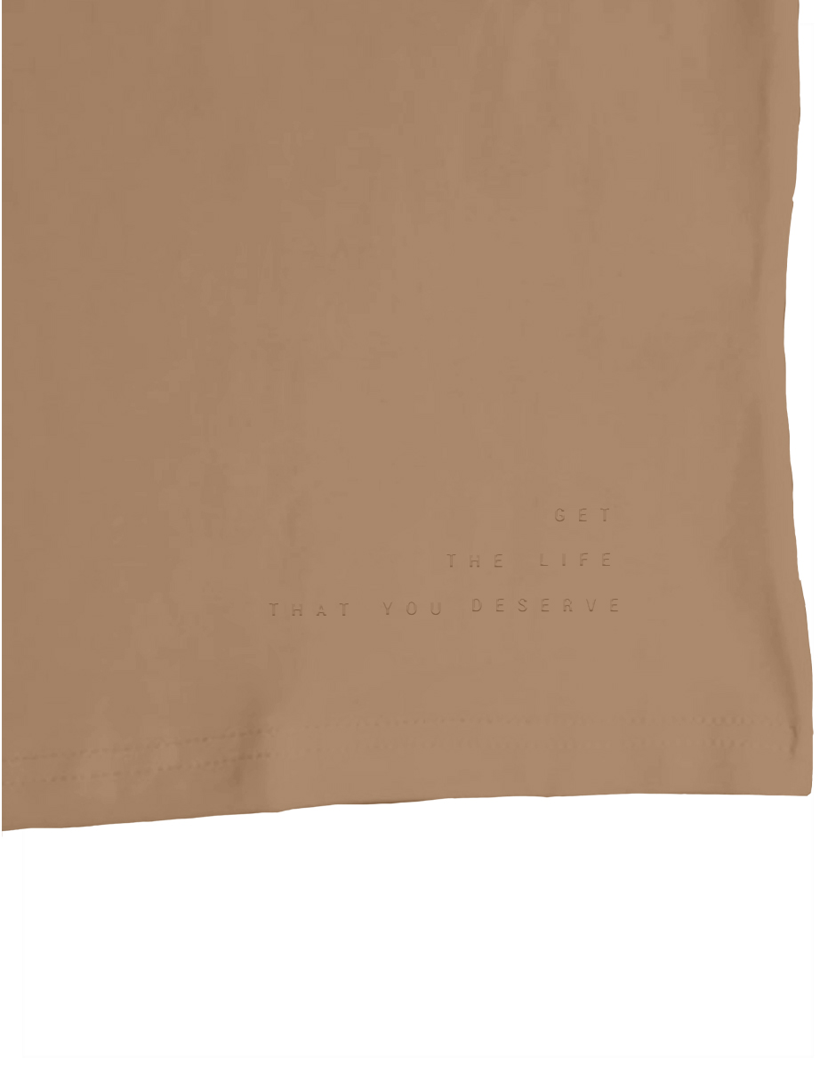 Foto 6 pulgar | Playera Basica Roosevelt Tish-le2506 Camel