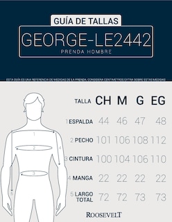 Foto 4 | Playera Hombre Roosevelt George-le2442 Blanco