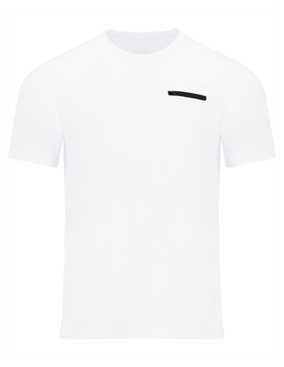 Foto 5 pulgar | Playera Basica Roosevelt Tish-le2506 Blanco