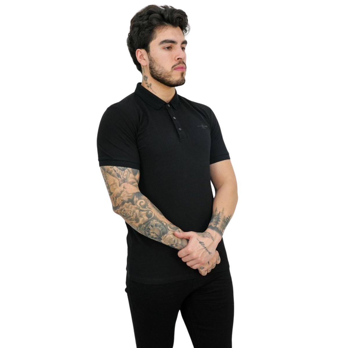 Playera Barabas 3pp833 Black para Hombre