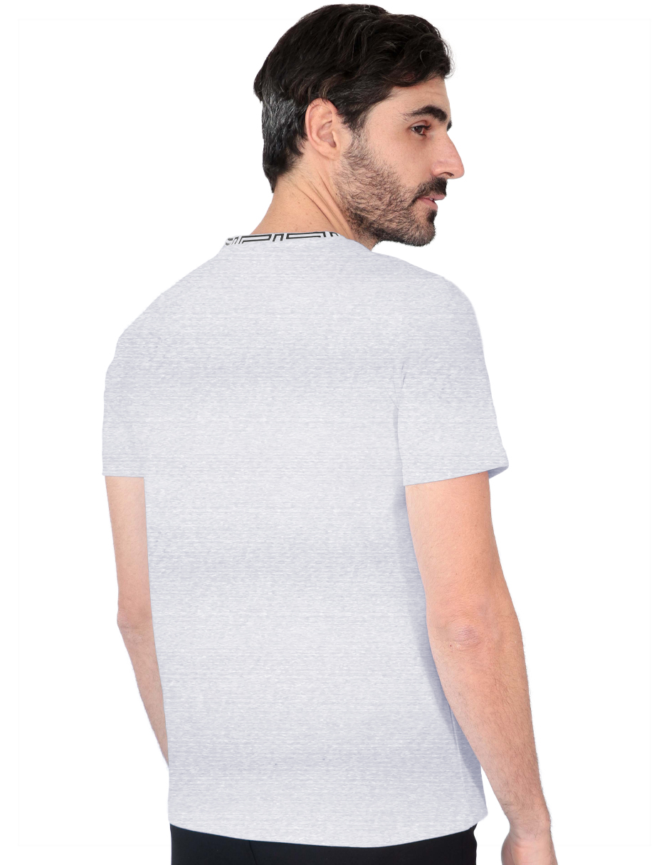 Foto 3 pulgar | Playera Hombre Roosevelt Tish-le2503 Gris
