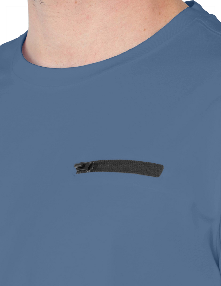 Foto 4 pulgar | Playera Basica Roosevelt Tish-le2506 Azul