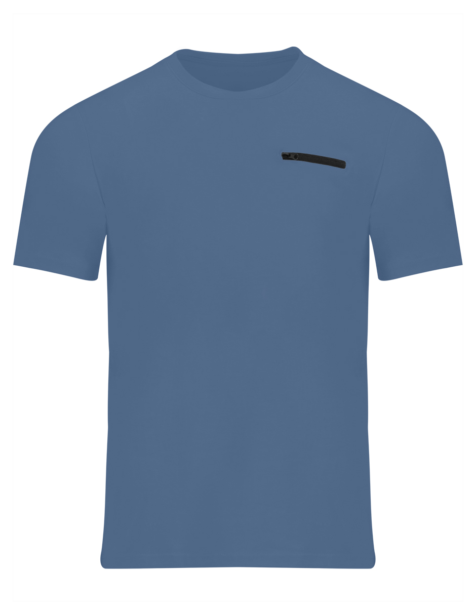 Foto 5 pulgar | Playera Basica Roosevelt Tish-le2506 Azul