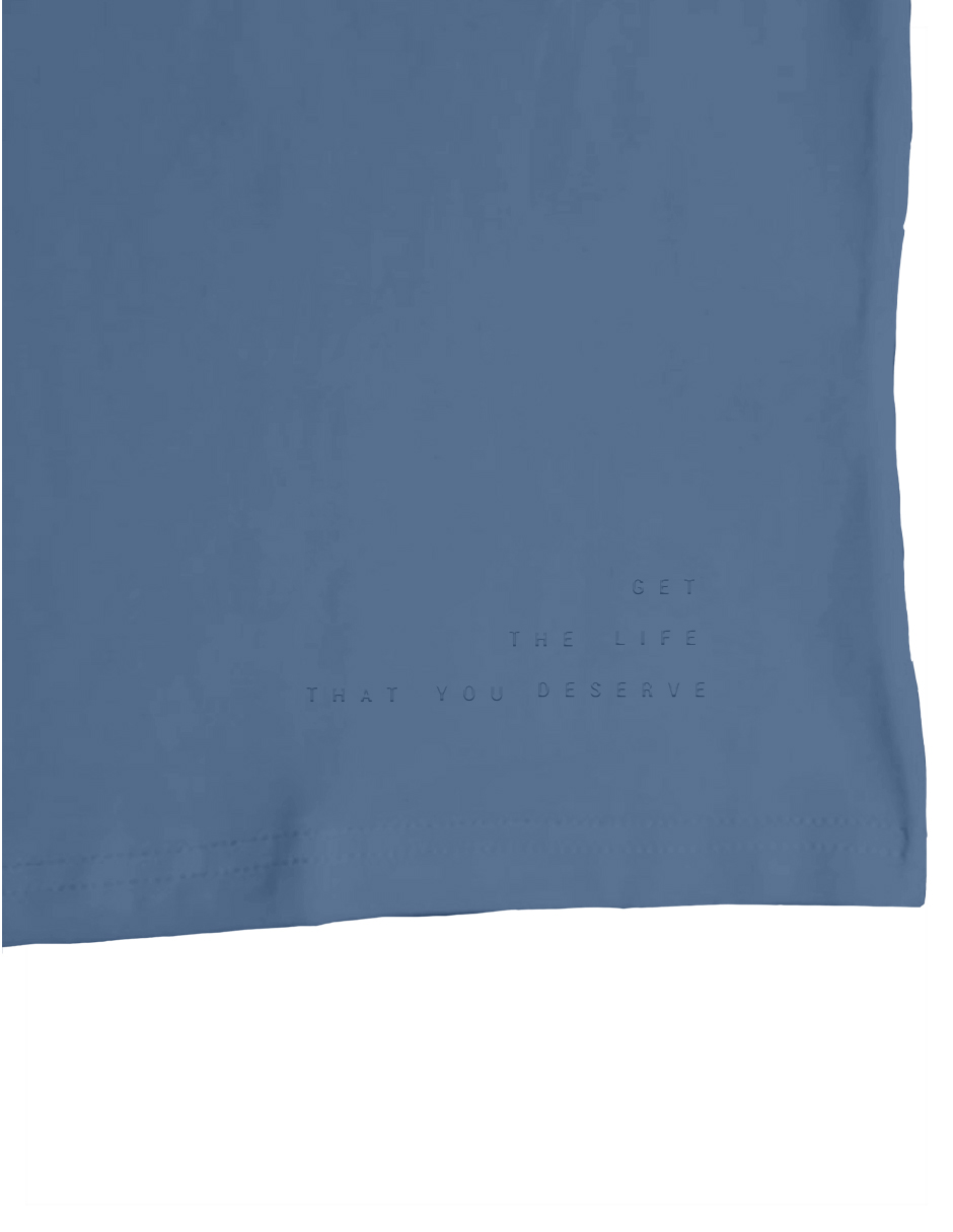 Foto 6 pulgar | Playera Basica Roosevelt Tish-le2506 Azul