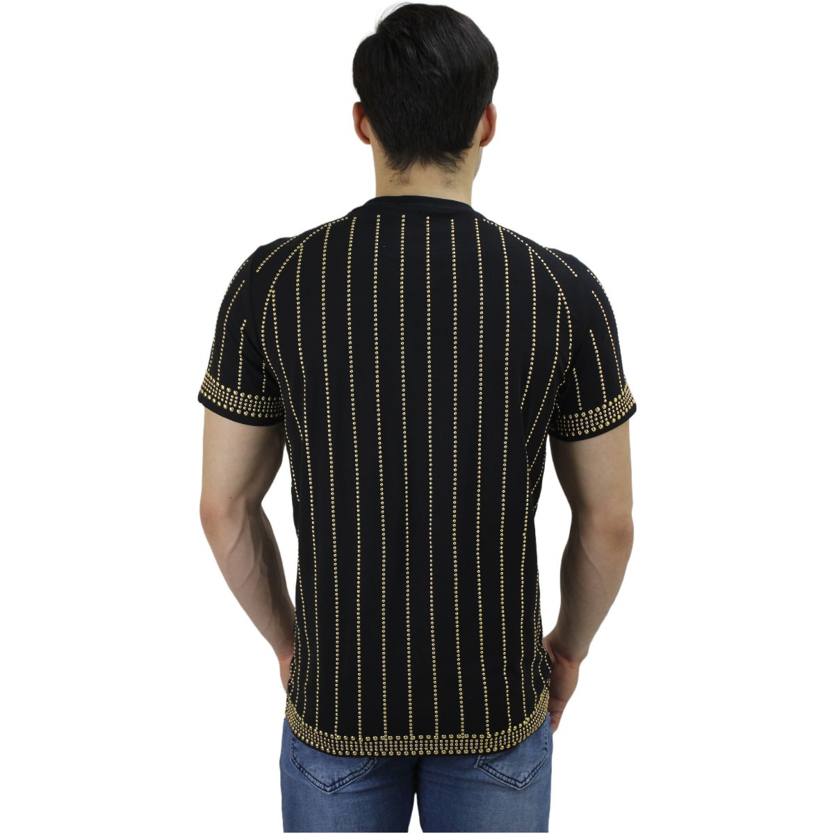 Foto 3 pulgar | Playera Barabas 2str6 Black Gold para Hombre