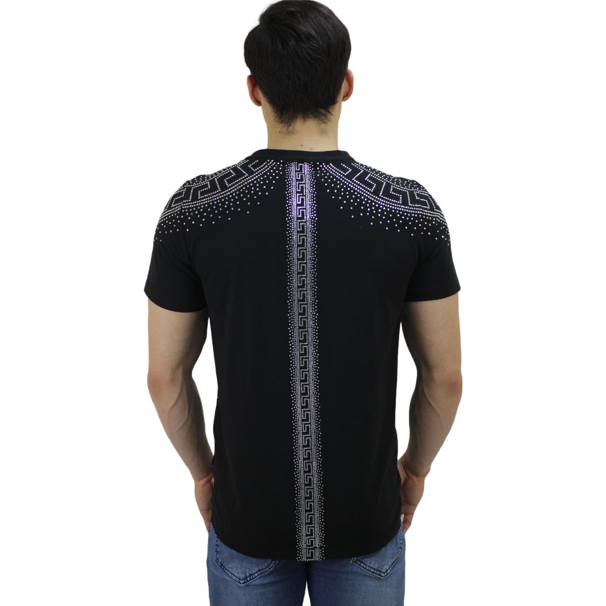 Foto 3 pulgar | Playera Barabas 2st12 Black Silver para Hombre
