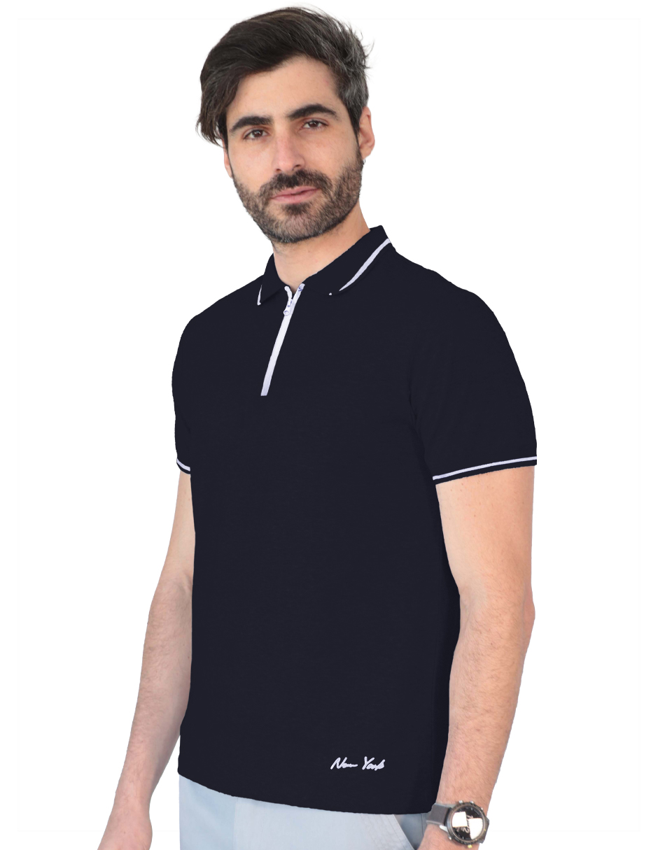 Foto 3 pulgar | Playera Hombre Roosevelt George-le2432 Negro